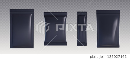 Pouch bag mockups set 123027161