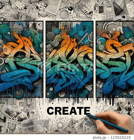 Dynamic Abstract Composition 123028228