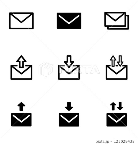 メールのアイコンセット 123029438