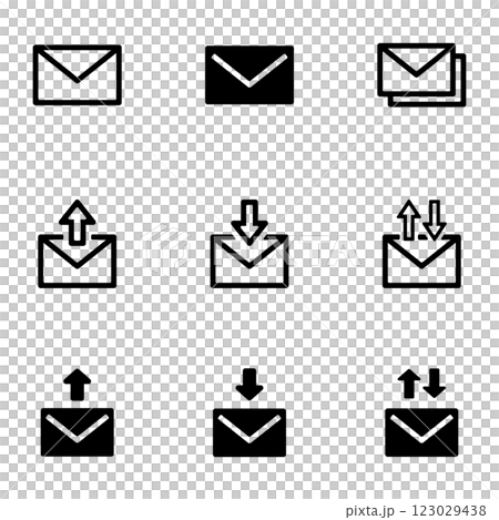 メールのアイコンセット 123029438