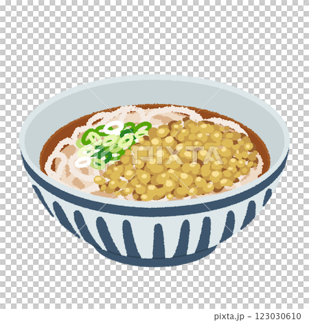 たぬきうどんのイラスト 123030610