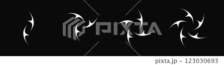 Y2K Aesthetic Vector Elements for Creative Projects 123030693
