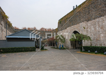 中国 南京市、南京城の城門、中華門 中国 南京市、南京城の城門、中華門 123030704