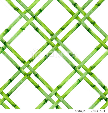 Beautiful vector seamless pattern with hand drawn bamboo lattice in vacation style. Ready print design. Beautiful vector seamless pattern with hand drawn bamboo lattice in vacation style. Ready print design. 123031501