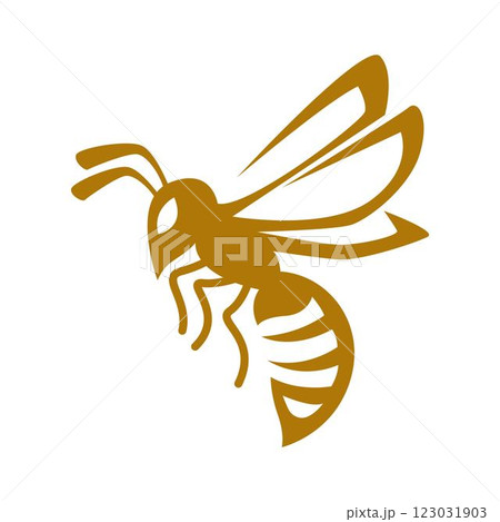 Bee logo icon design Bee logo icon design 123031903