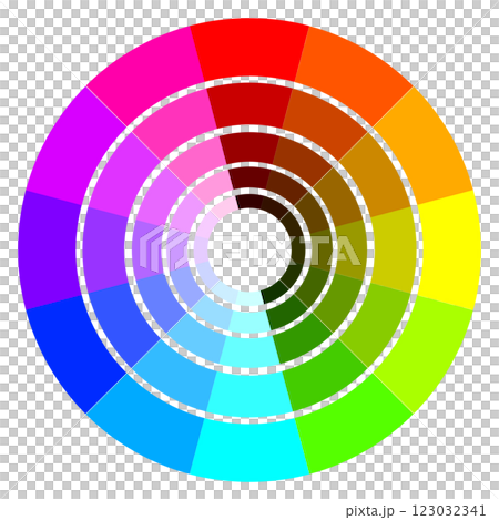 Color chart: light and dark 123032341
