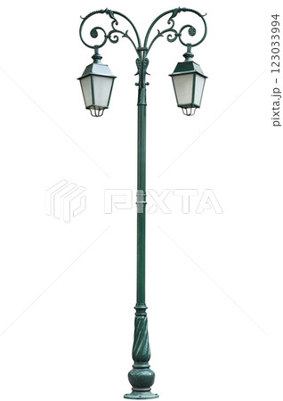 Street lamppost, isolated Street lamppost, isolated 123033994