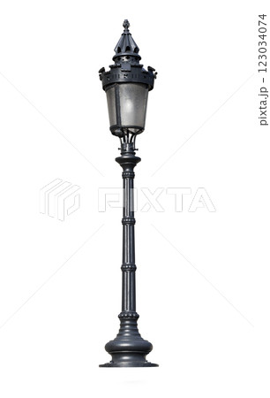 Street lamppost, isolated Street lamppost, isolated 123034074