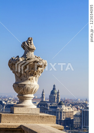 View from above on St. Stephen Basilica in Budapest View from above on St. Stephen Basilica in Budapest 123034095