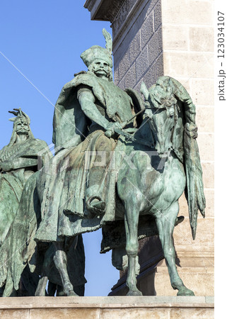 Chieftains of Hero's Square, Budapest 123034107
