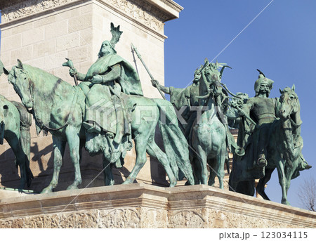 Chieftains of Hero's Square, Budapest 123034115