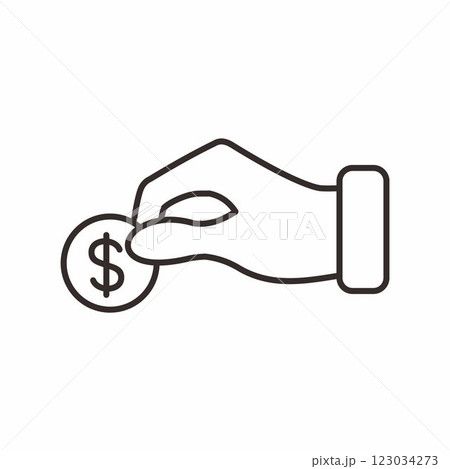 buying outline style vector icon buying outline style vector icon 123034273