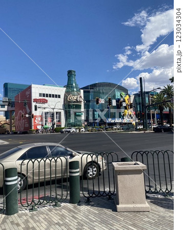 ラスベガスの街並み 123034304