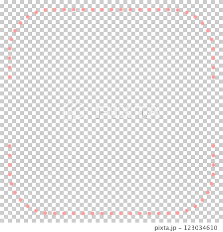 粉紅色虛線方形碎框 123034610