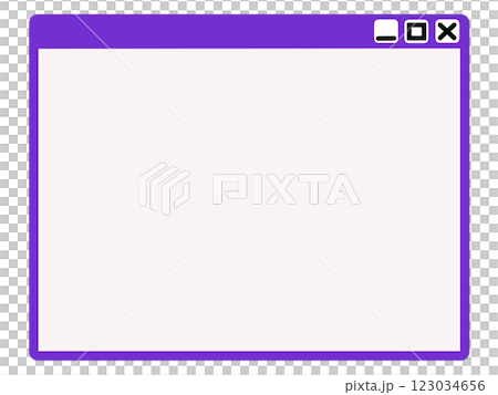 Simple web-style frame (purple and white) 123034656