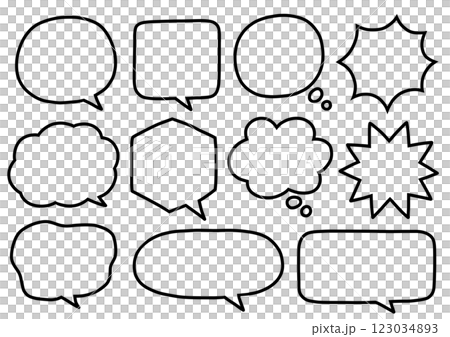 簡單的語音泡沫集 123034893