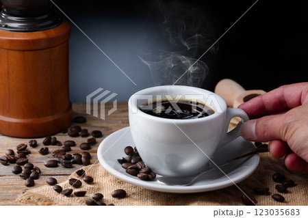 ホットコーヒー ホットコーヒー 123035683