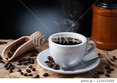 ホットコーヒー  123035689