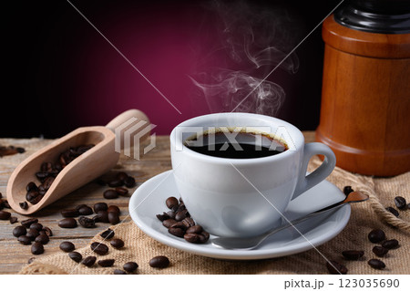 ホットコーヒー ホットコーヒー 123035690