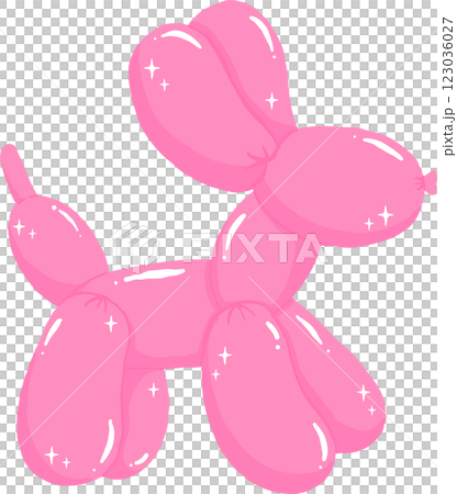 Coquette Pastel Pink Balloon Dog Shape liked Coquette Pastel Pink Balloon Dog Shape liked 123036027