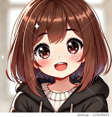 笑顔の女の子 123036033