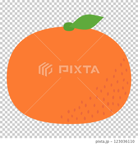 簡單的橘子向量插圖素材 簡單的橘子向量插圖素材 123036110