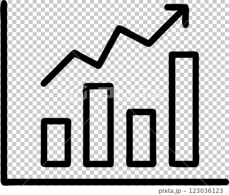 Analytics chart in outline icon style, management and organization category theme. Analytics chart in outline icon style, management and organization category theme. 123036123