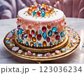 宝石のケーキ 123036234