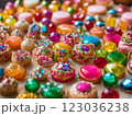 カラフルキャンディ 123036238