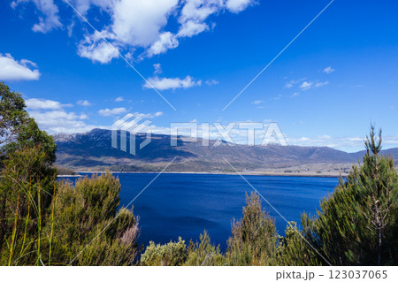 Lake Plimsoll Landscape in Tasmania Australia Lake Plimsoll Landscape in Tasmania Australia 123037065