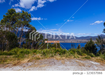 Lake Plimsoll Landscape in Tasmania Australia Lake Plimsoll Landscape in Tasmania Australia 123037066