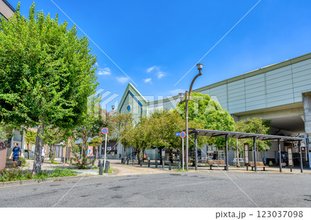 東京都狛江市の都市風景　和泉多摩川駅 123037098
