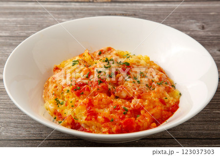 チーズトマトリゾット 123037303