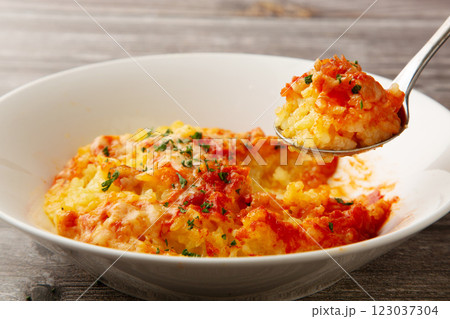 チーズトマトリゾット 123037304