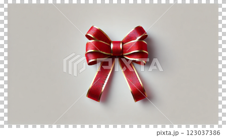 赤いリボンのプレゼントのイメージ 赤いリボンのプレゼントのイメージ 123037386