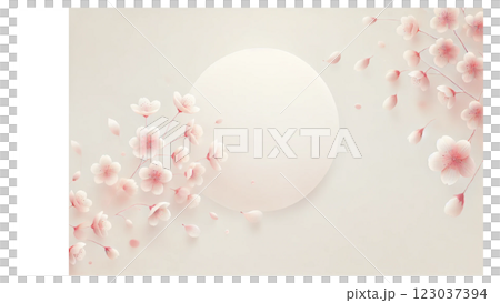 Pink cherry blossom petals Pink cherry blossom petals 123037394