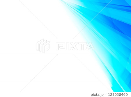 水色の幾何学模様背景 123038460