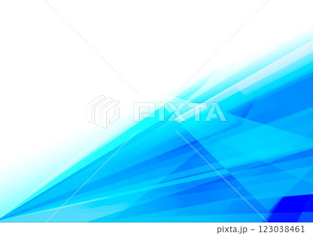 水色の幾何学模様背景 123038461