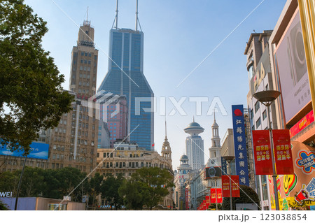 中国 上海市、南京東路（南京歩行街） 123038854