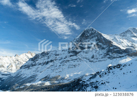 Eiger North Face Mountain. Switzerland 123038876