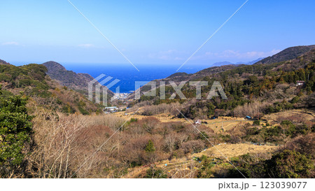 石部の棚田の冬 石部の棚田の冬 123039077