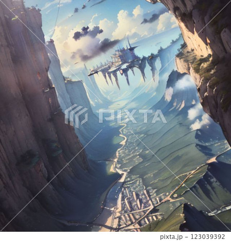 壮大な世界 123039392