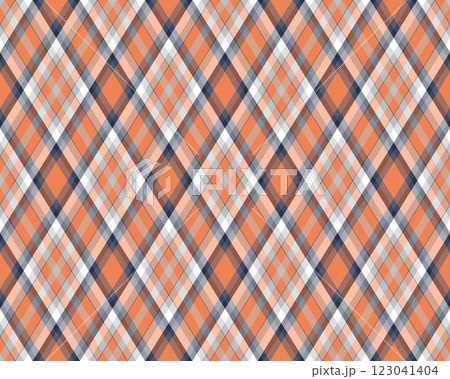 Argyle pattern of geometric rhombus. Harlequin check wallpaper design. Classic diamond shaped textile material for web background, print fabric clothing, sweater, wrapping paper, gift card, invitation 123041404