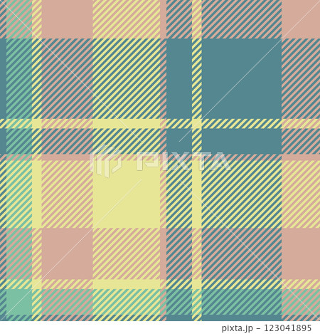 Textile design of textured plaid. Checkered fabric pattern swatch for shirt, dress, suit, wrapping paper print, invitation and gift card. 123041895