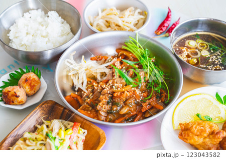 韓国料理　プルコギ 123043582