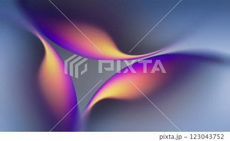 Blurred Gray Background With Purple And Yellow Gradient, Smooth Curves And Abstract Shapes Blurred Gray Background With Purple And Yellow Gradient, Smooth Curves And Abstract Shapes 123043752