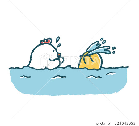 ゆるいひよこは大きく泣く 123043953