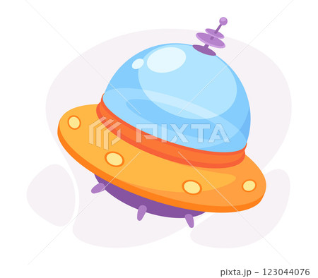 Extraterrestrial Alien Spaceship and Ufo Shuttle Vector Illustration Extraterrestrial Alien Spaceship and Ufo Shuttle Vector Illustration 123044076