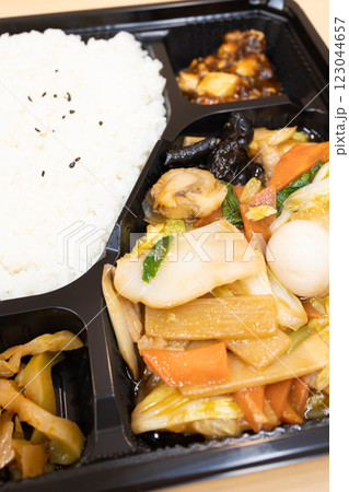 おいしい中華料理の八宝菜弁当 123044657
