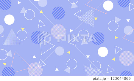 ポップ かわいい 背景【16:9素材シリーズ】 ポップ かわいい 背景【16:9素材シリーズ】 123044869